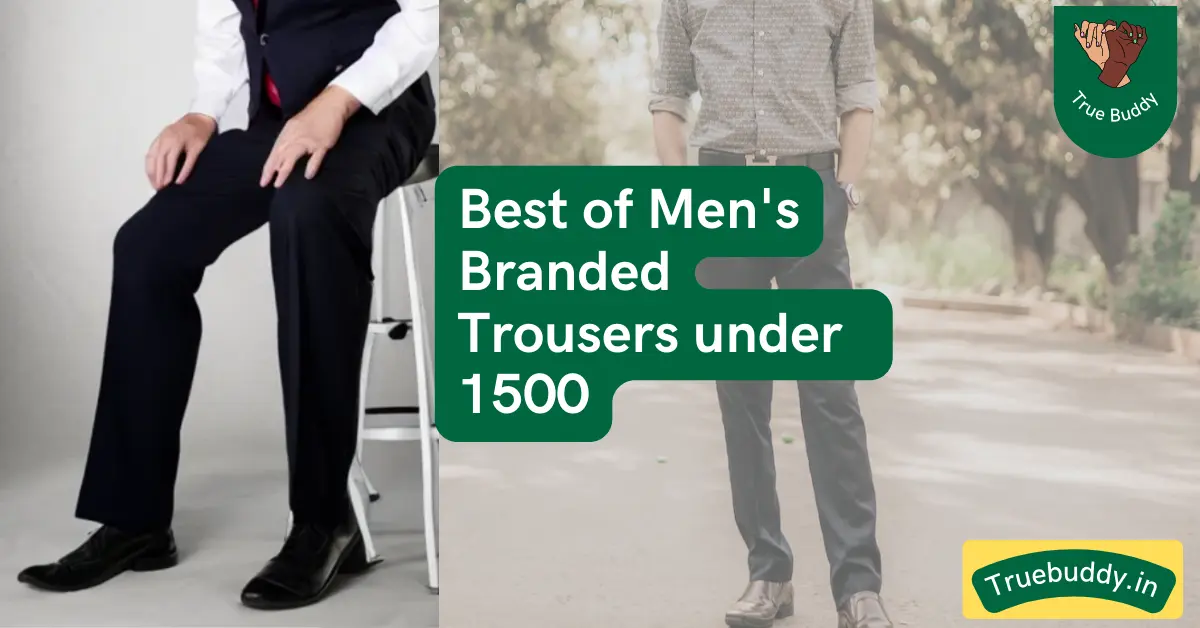Formal Trousers for Men under 1500
