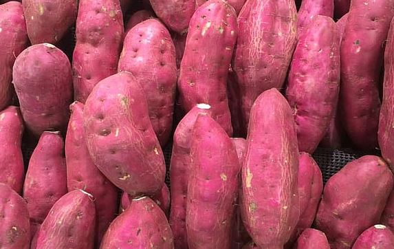 Sweet potato- Dietary fiber helps weigh-loss and reduce obesity