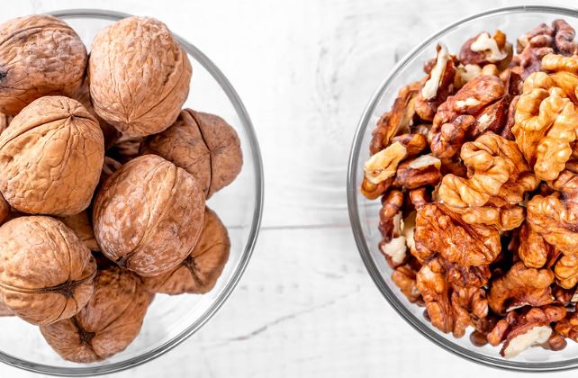 Walnuts- Good for skin and immunity