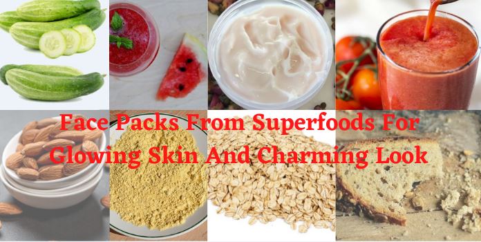Face Packs From Superfoods For Glowing Skin And Charming Look