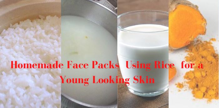 Face Packs Using Rice for a Glowing Skin