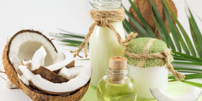 coconut oil for dry skin and acne