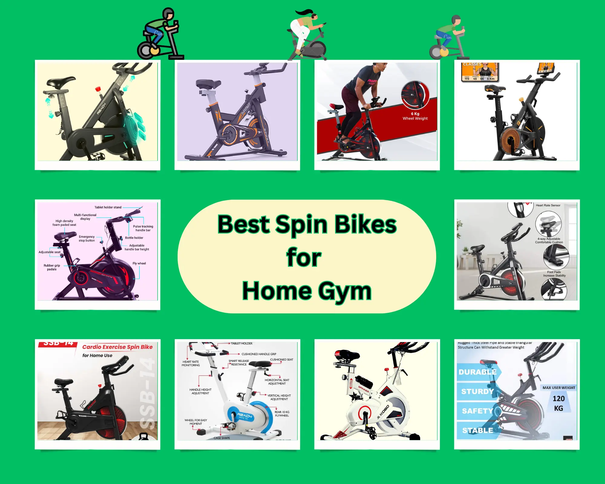 Best Sping Bikes for Home Gym