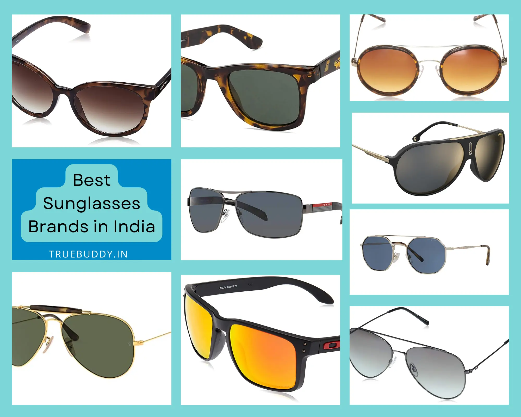 Top Rated Sunglasses Brands in India