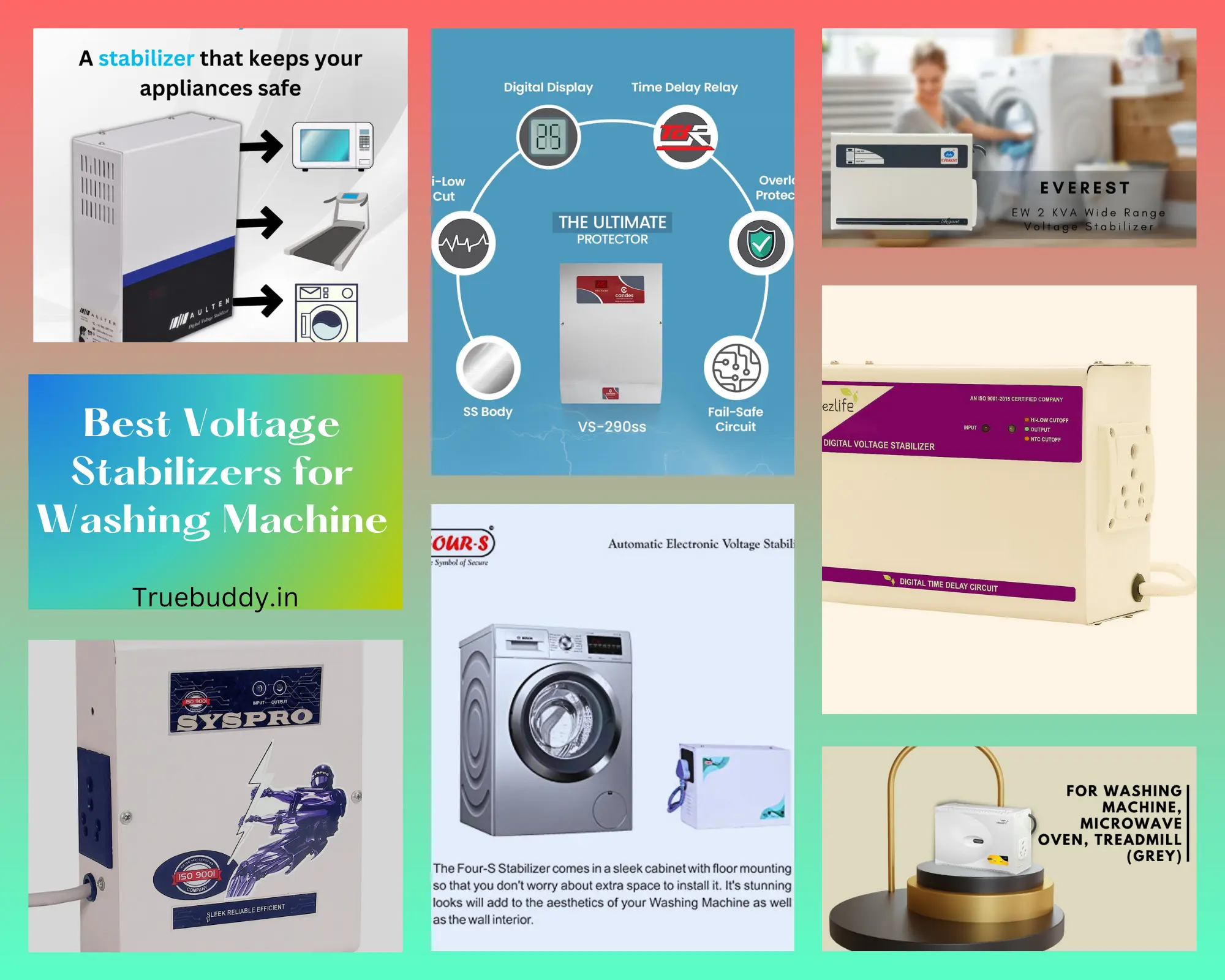 Best Voltage Stabilizers for Washing Machines in India